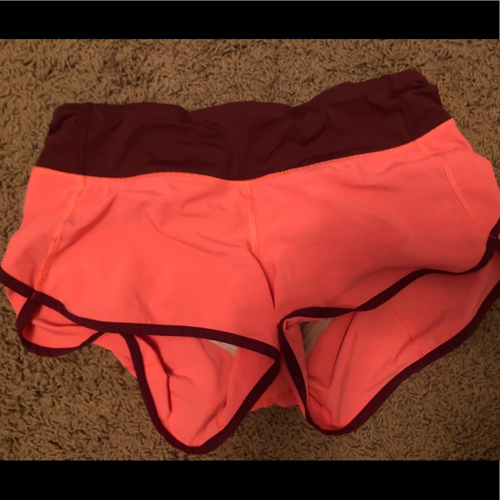 Lululemon pink shorts